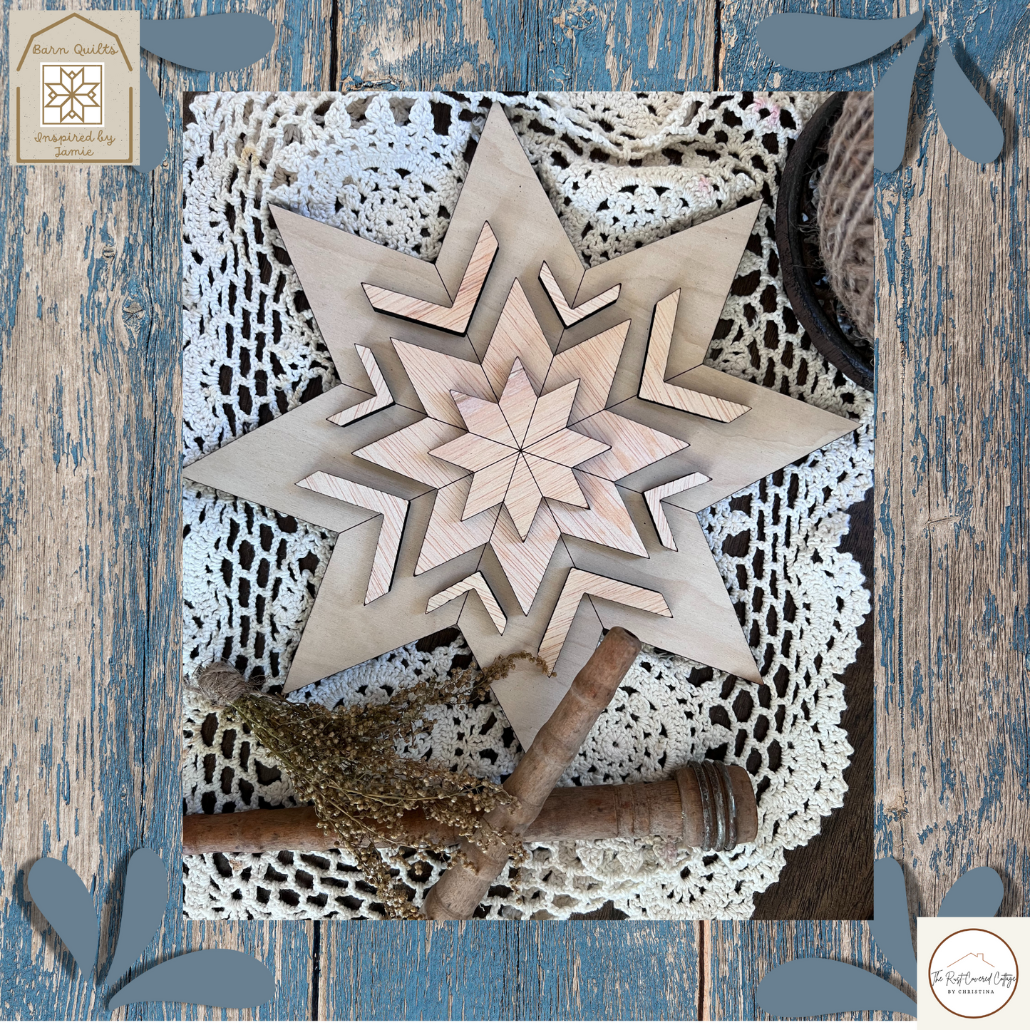 Barn Star| 8 Point| DIY Kit