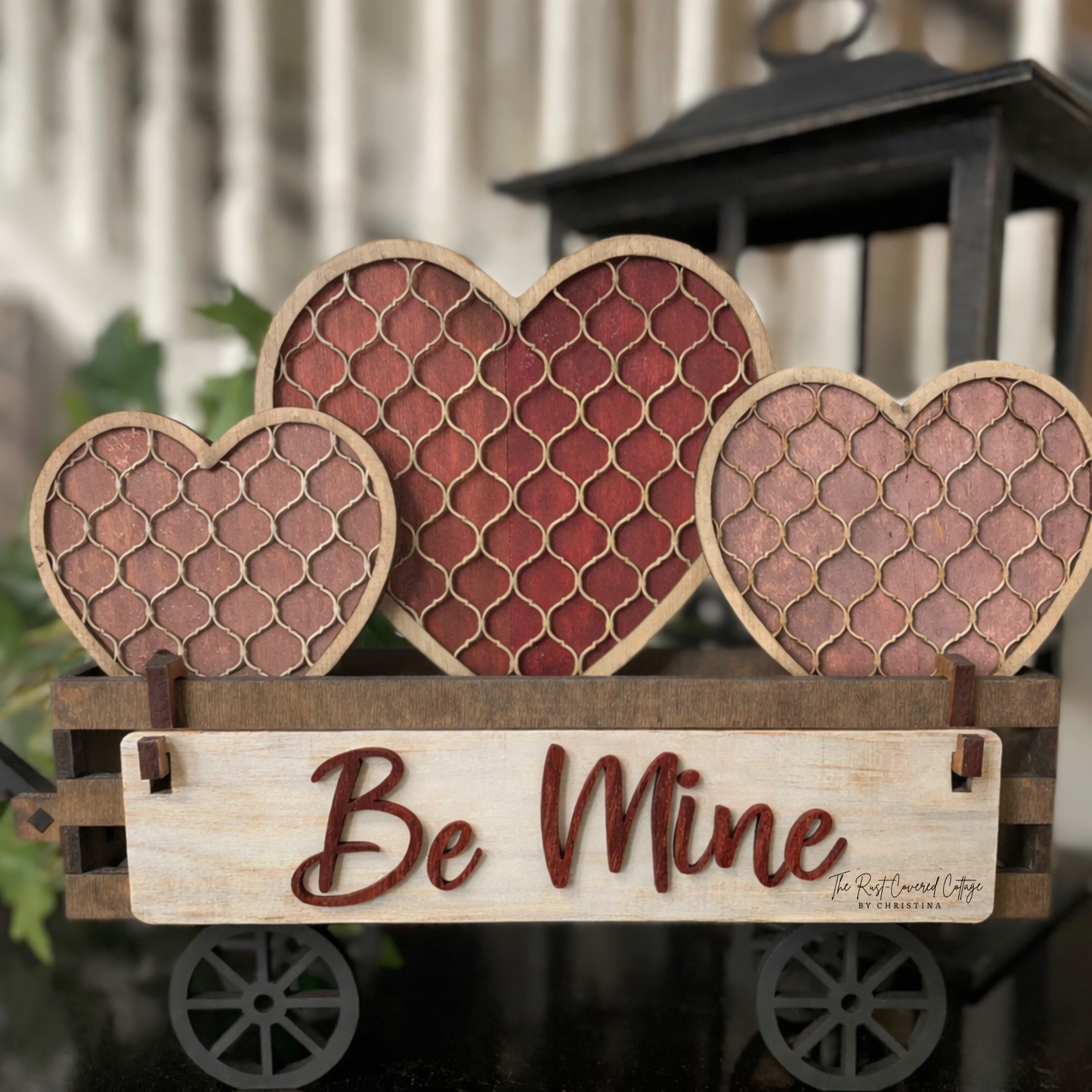 Be Mine Insert – Interchangeable Wagon – DIY Wood Kit