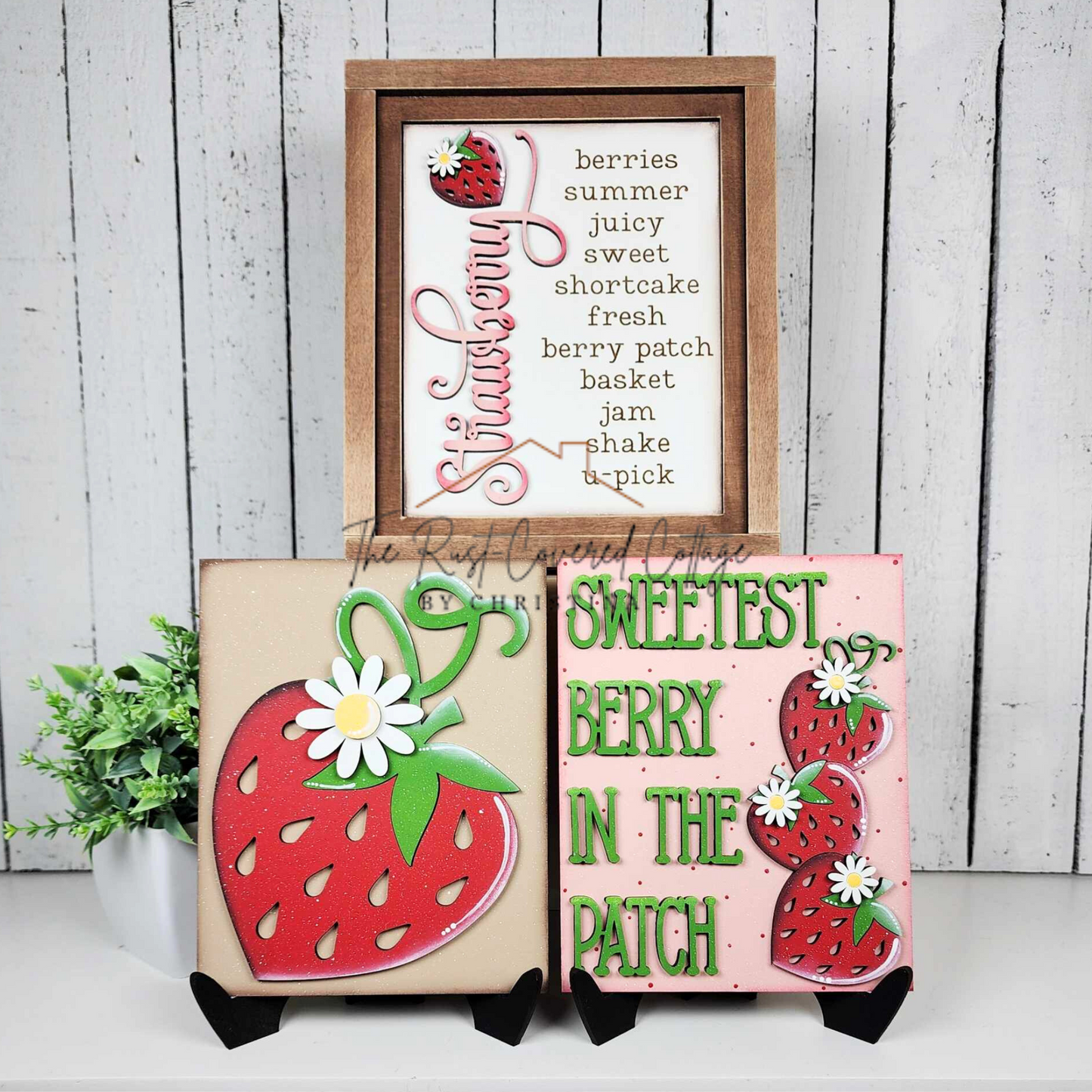 Berry Sweet Sign Trio