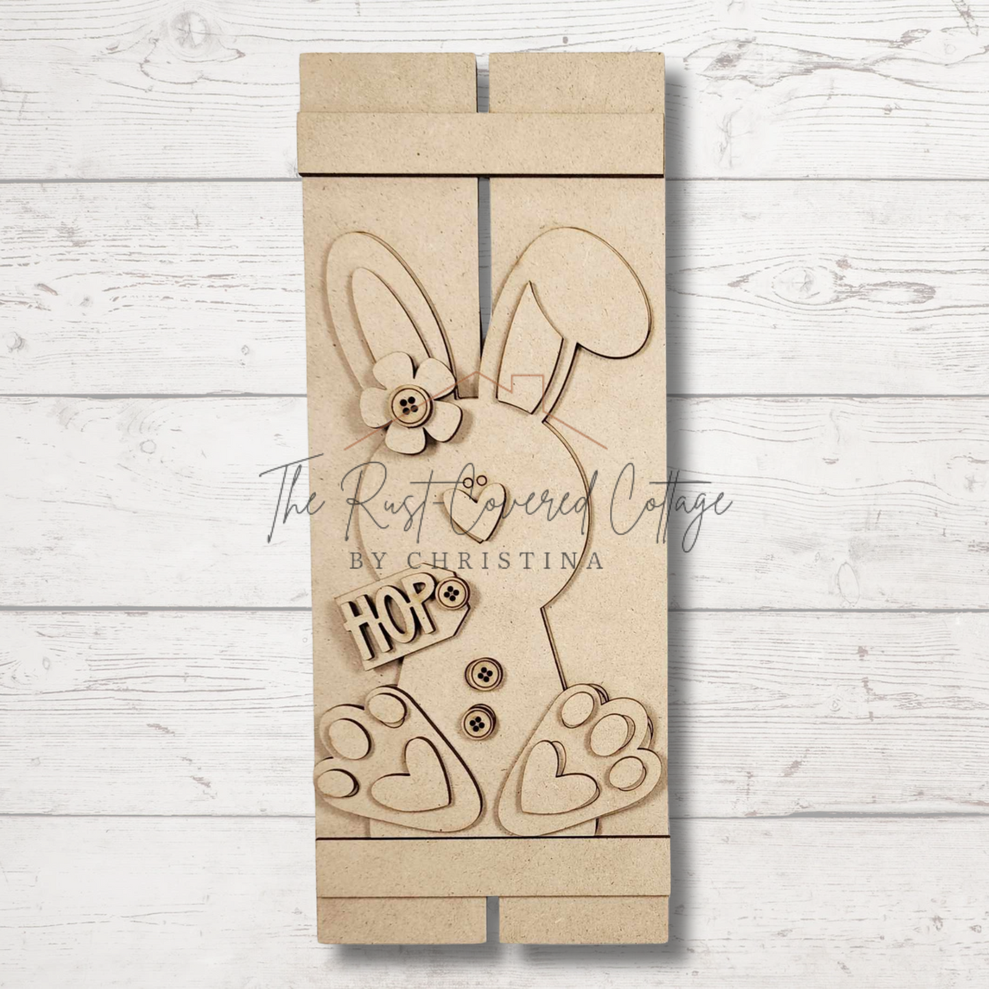 Bunny Pallet Sign – DIY Wood Kit