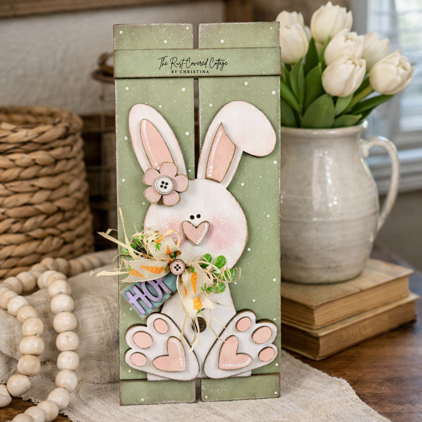 Bunny Pallet Sign – DIY Wood Kit
