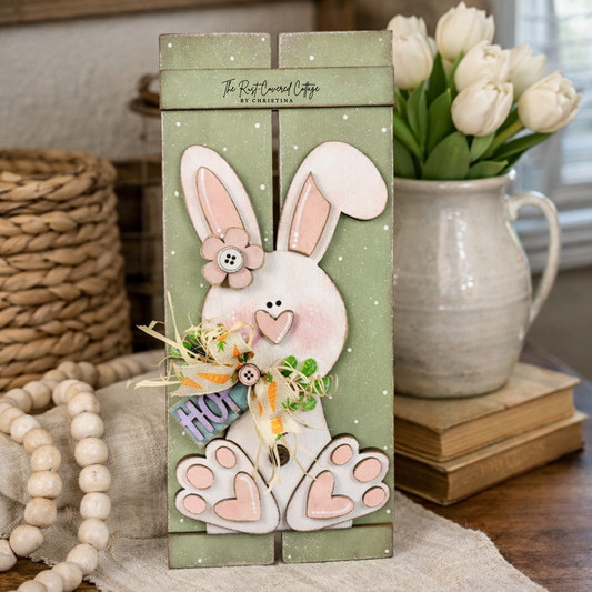 Bunny Pallet Sign – DIY Wood Kit