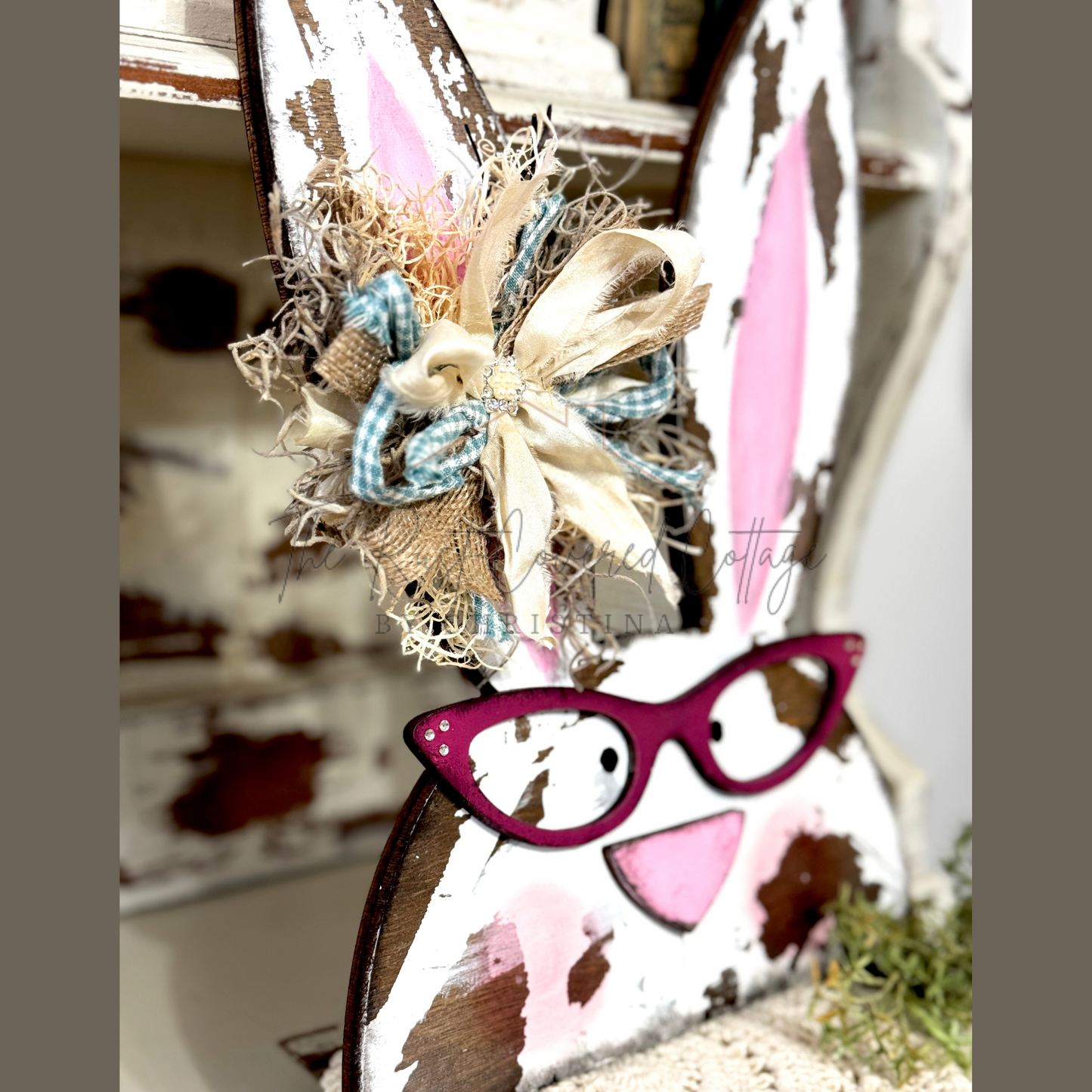 Bunny with Glasses| Easter Decor | DIY Wood Kit