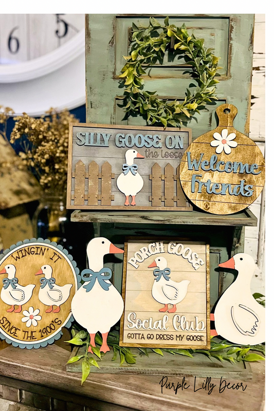 Goose Decor Set