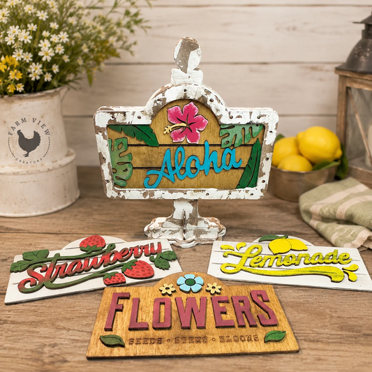 Summer Mini Sign Bundle
