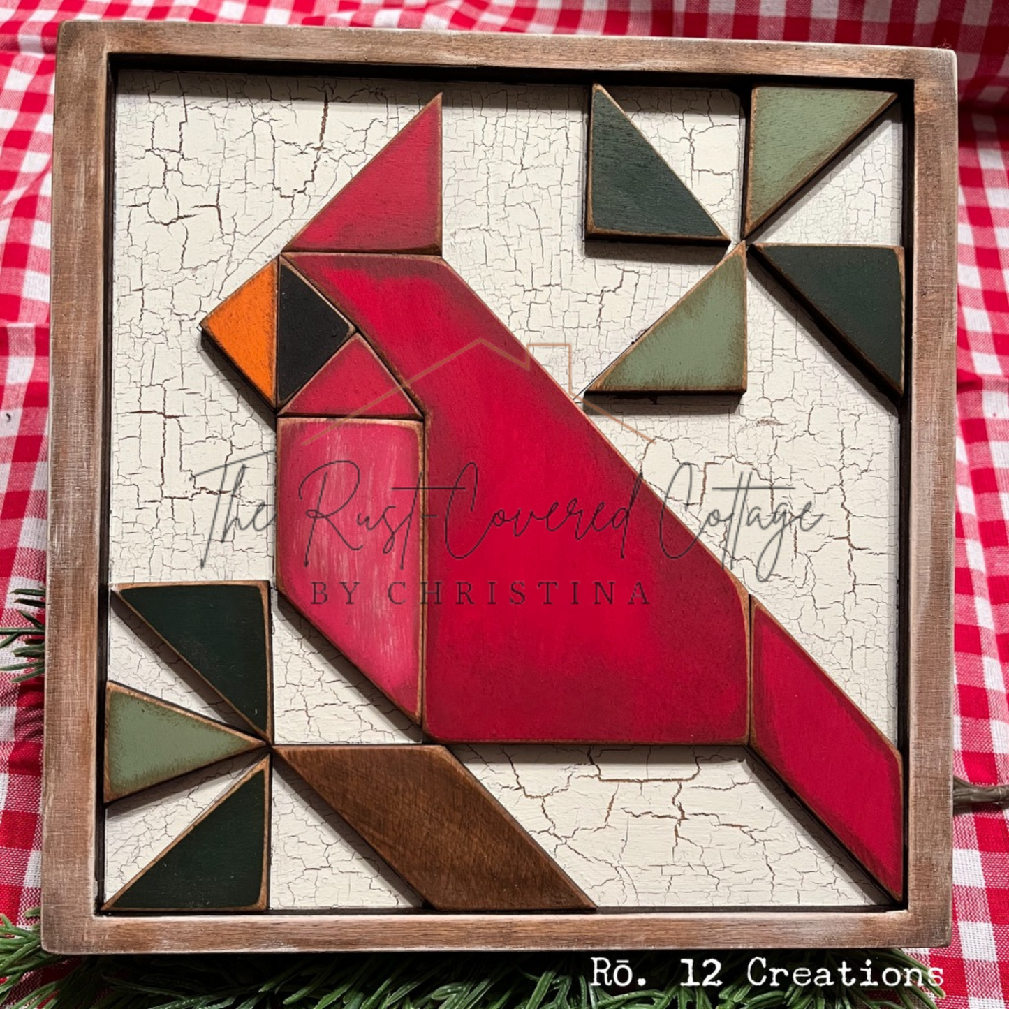 Cardinal Barn Quilt