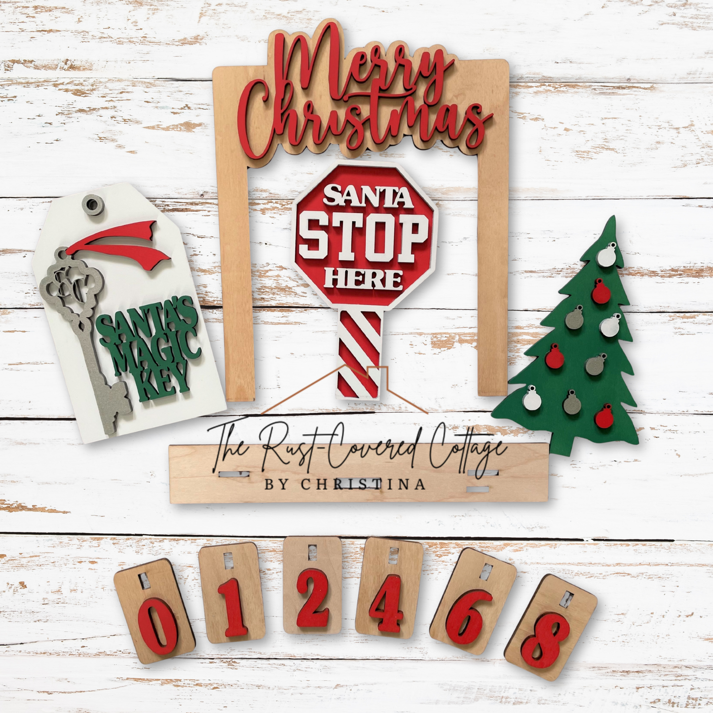 Christmas Countdown Insert | Interchangeable Wagon | DIY Wood Kit