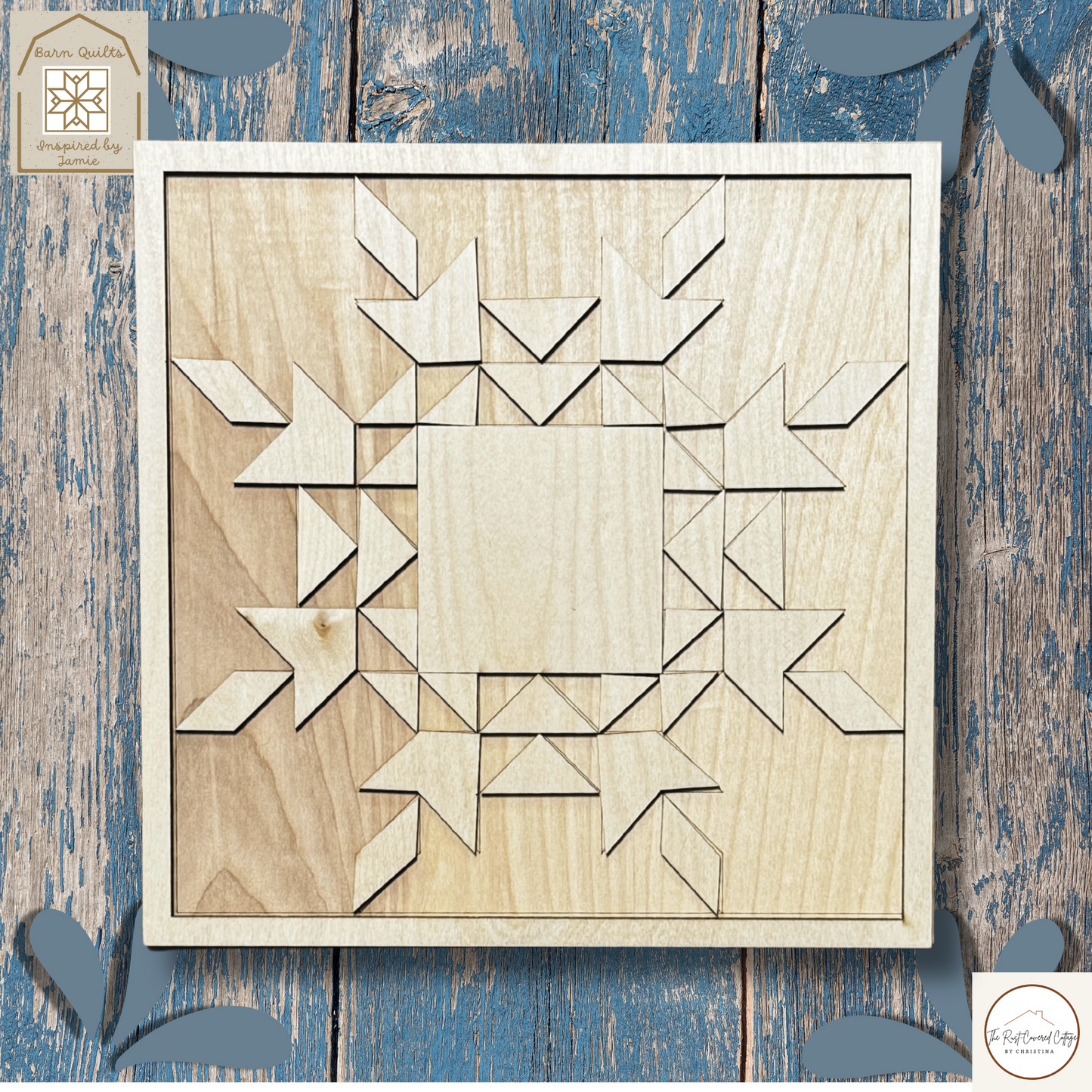 Christmas Frost | Laser Cut Wood Quilt Kit