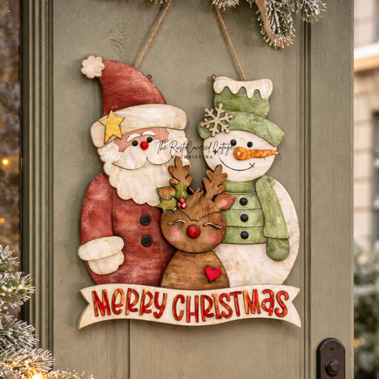 Christmas Friends Hanger | DIY Wood Kit