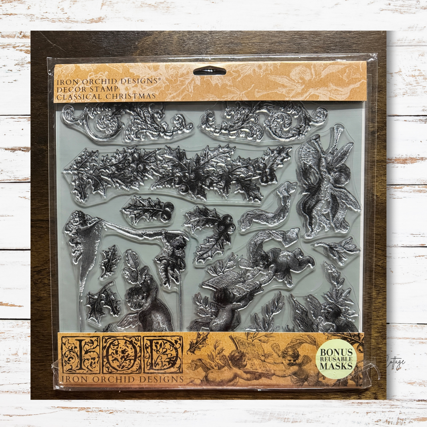 IOD Classical Christmas Decor Stamp – New