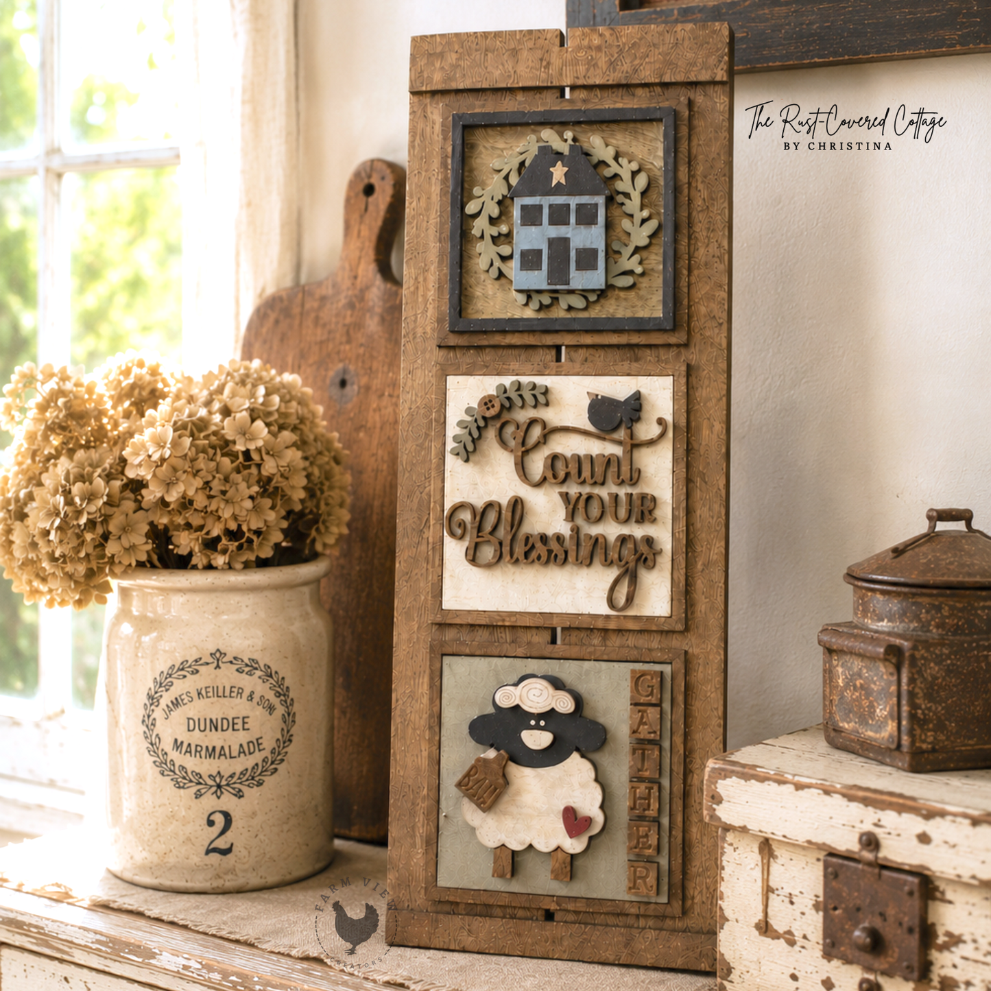 Count Your Blessings Mini Sign Set