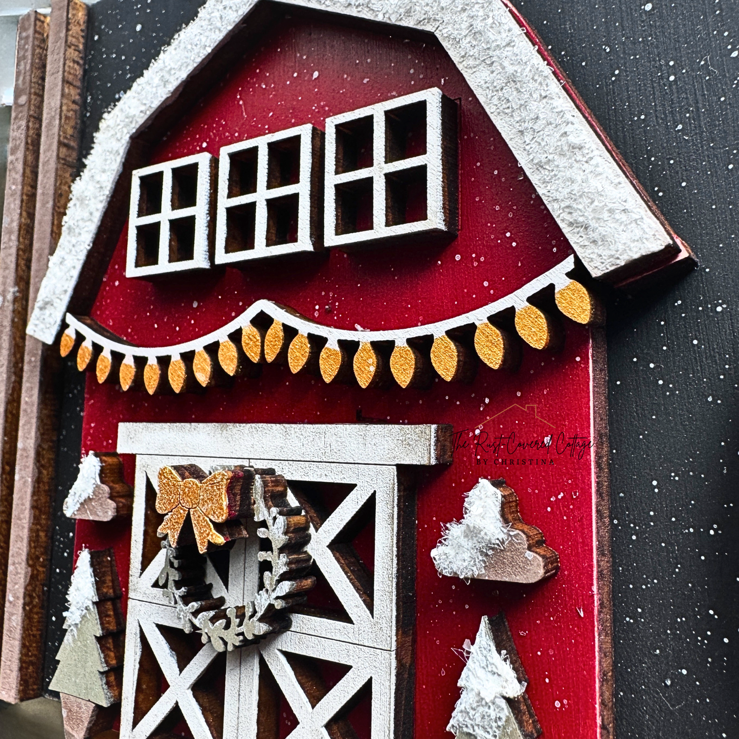 Country Christmas Mantle Sign | DIY Wood Kit (12" or 15")