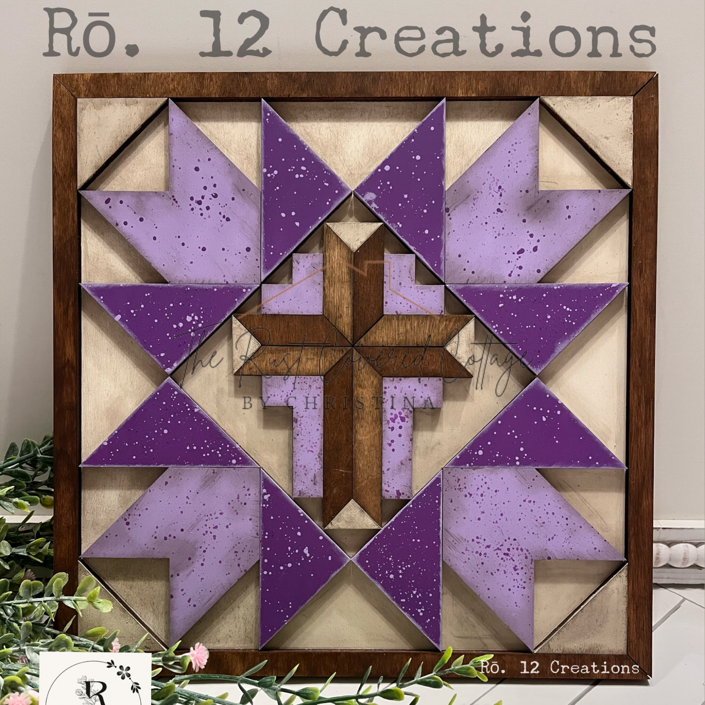 Cross of Christ Barn Quilt Block