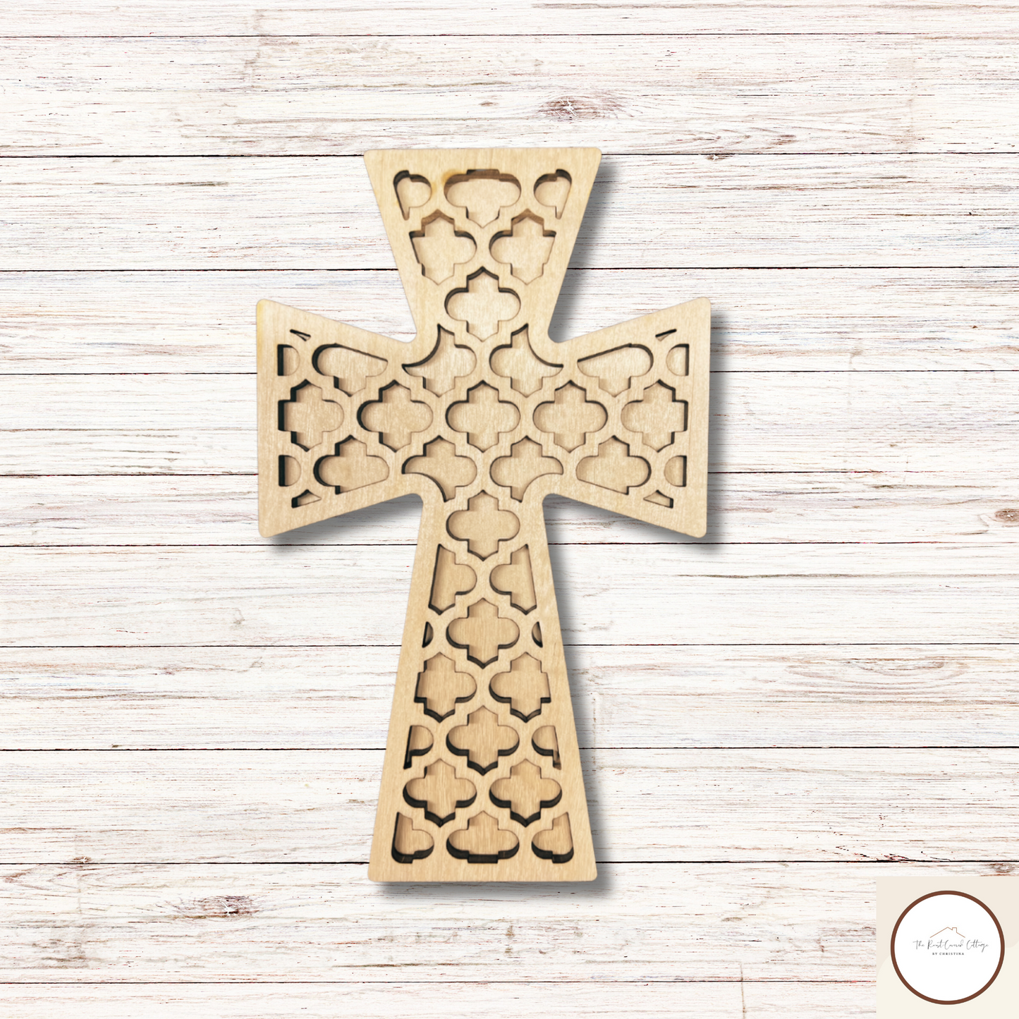 Cross with Pattern overlay