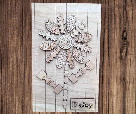 Spindle Daisy Sign