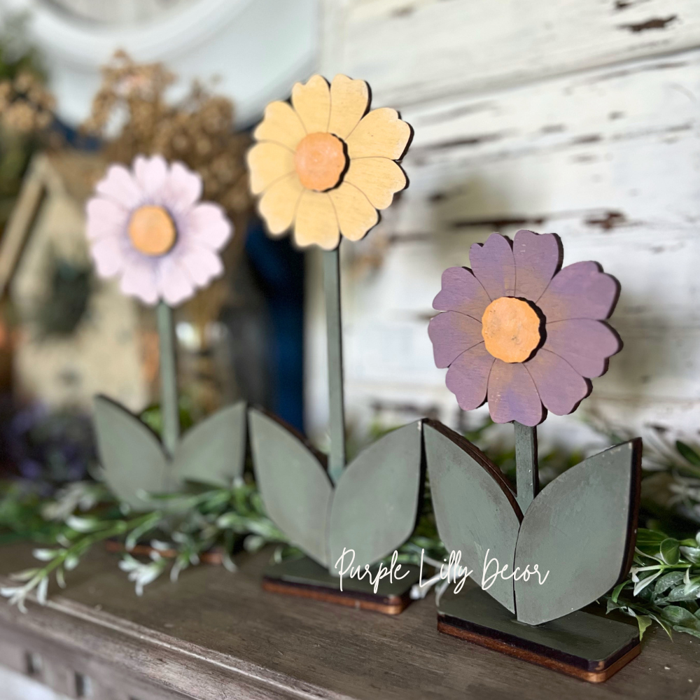 Daisy Trio Shelf Sitter Set