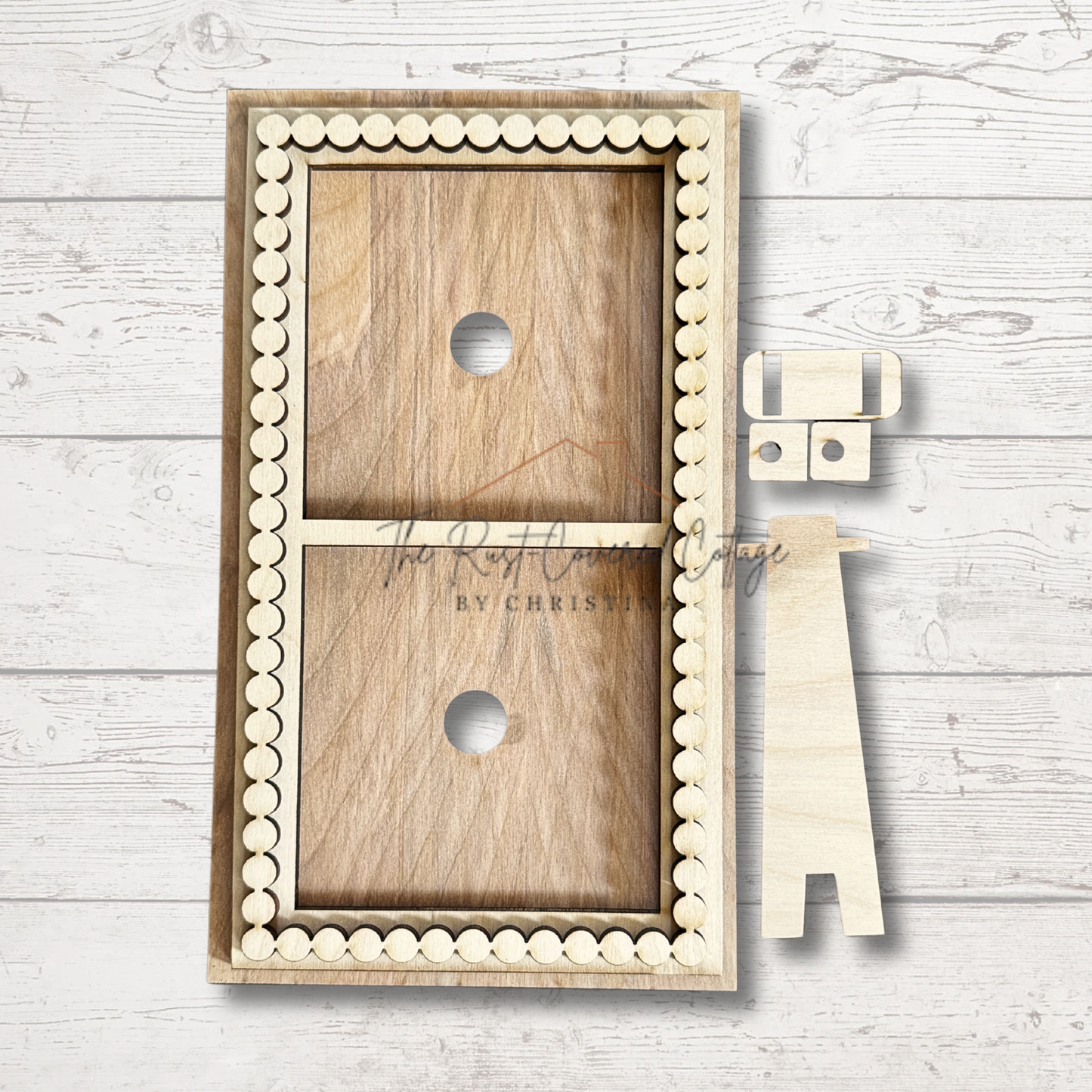 Beaded Interchangeable Frame | DIY Laser Cut Display – 1 to 4 Slot Options