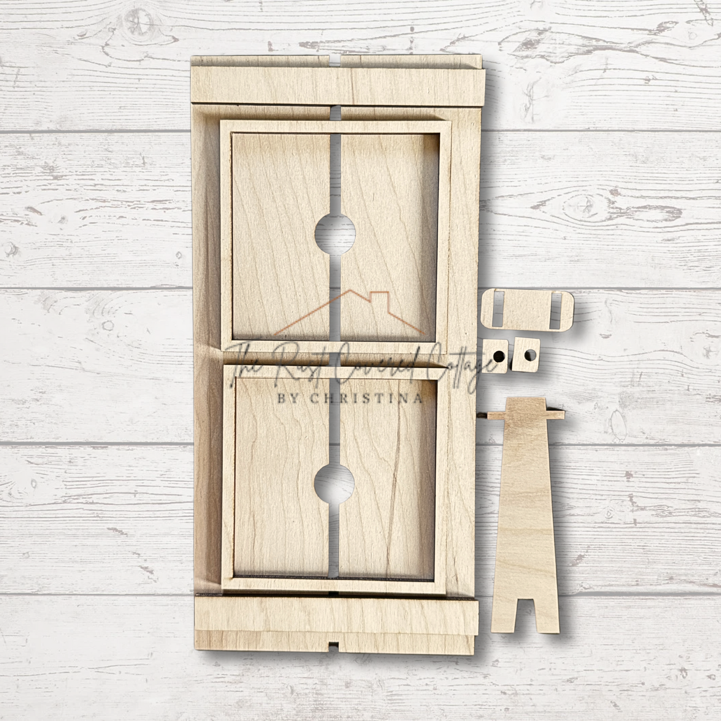 Shutter Interchangeable Frame | Laser Cut DIY Display – 1, 2, or 3 Slot Options