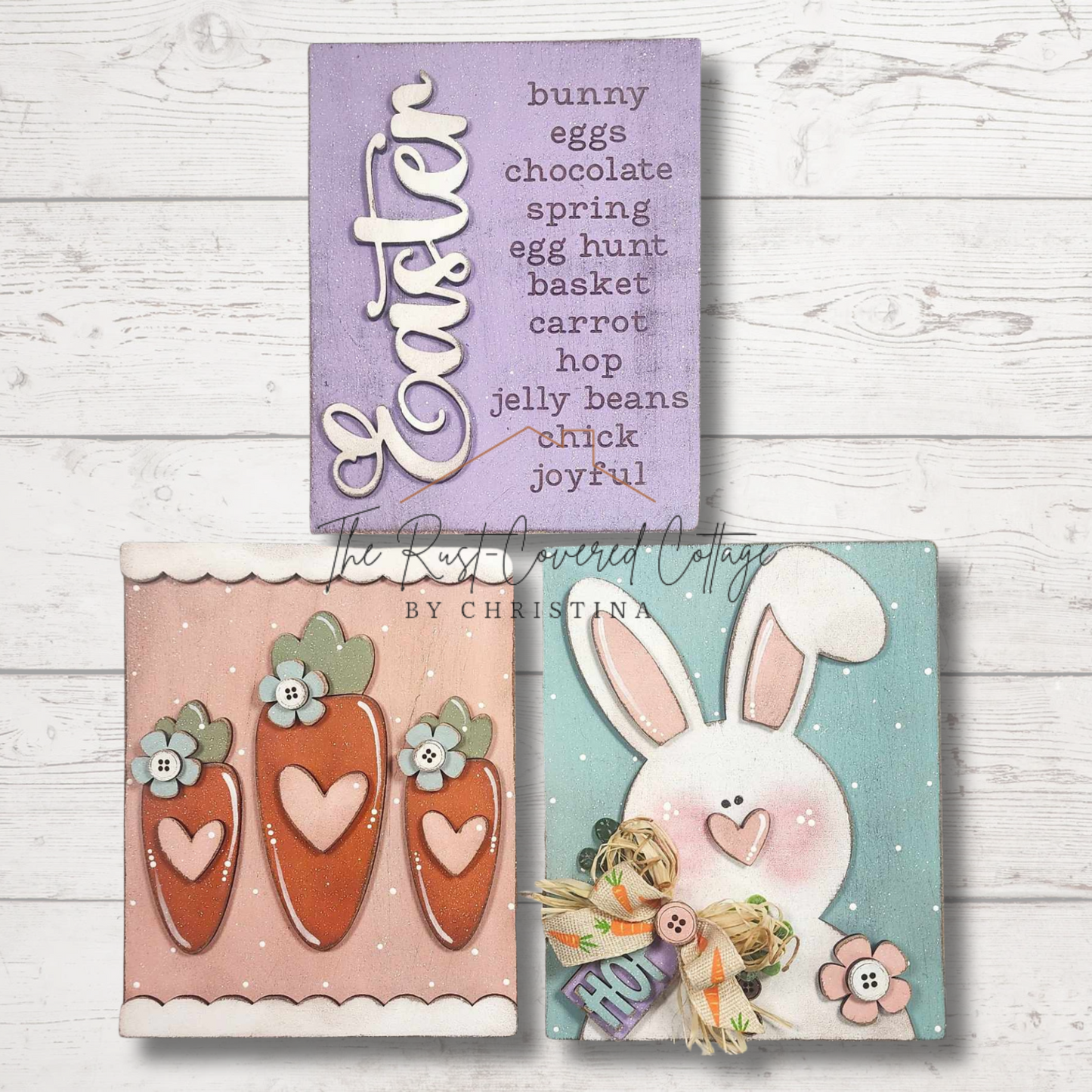 Easter Sign Trio – DIY Wood Kit