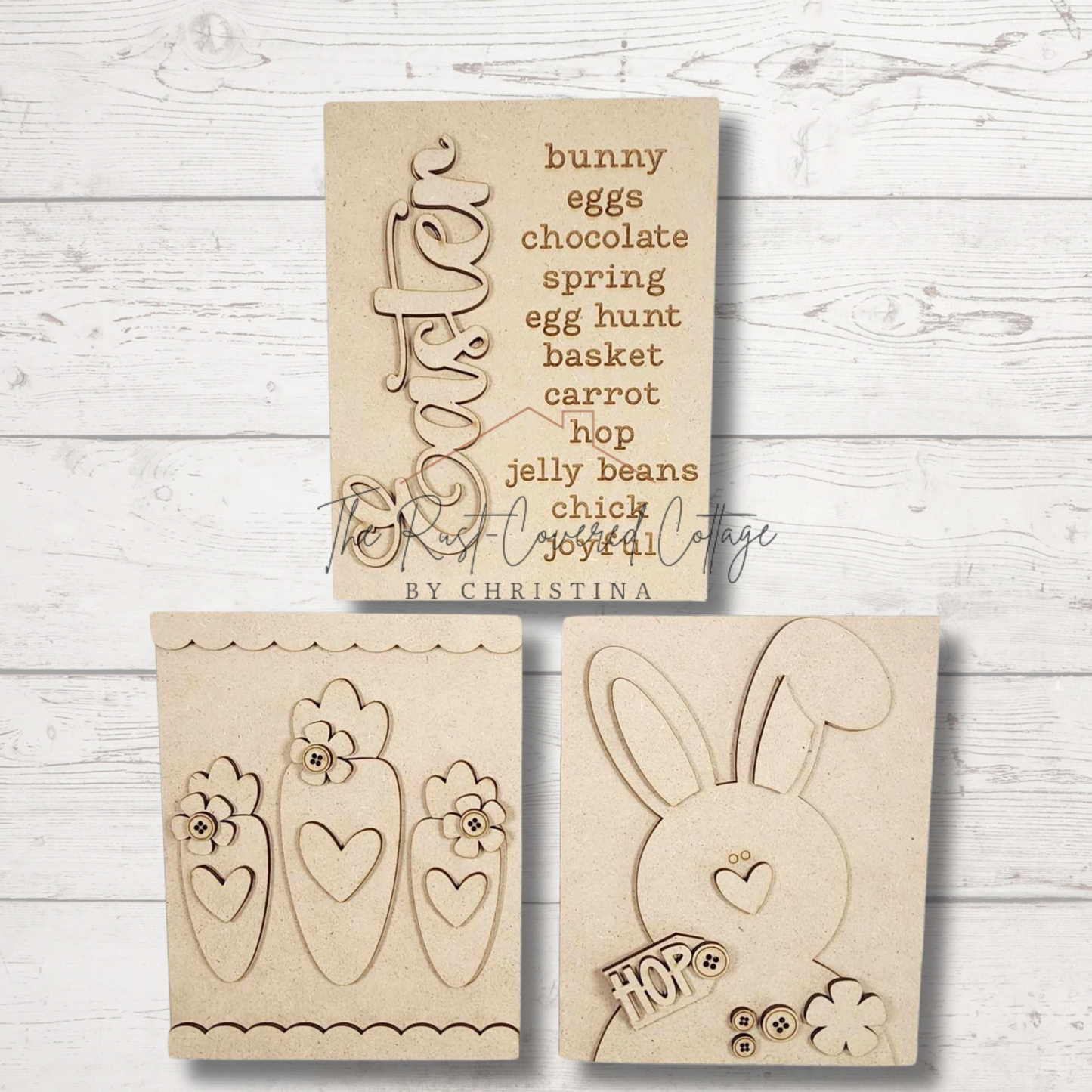 Easter Sign Trio – DIY Wood Kit