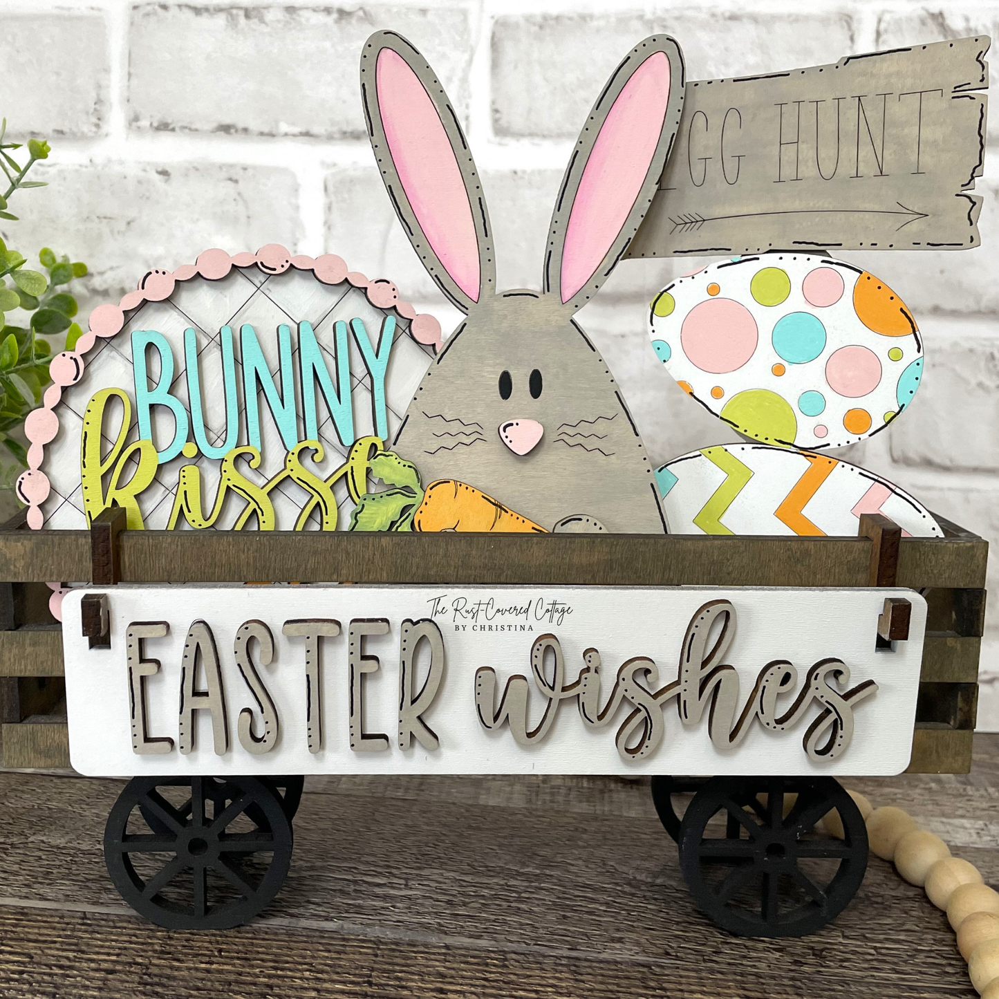 Easter Wishes Wagon Insert Wood Kit