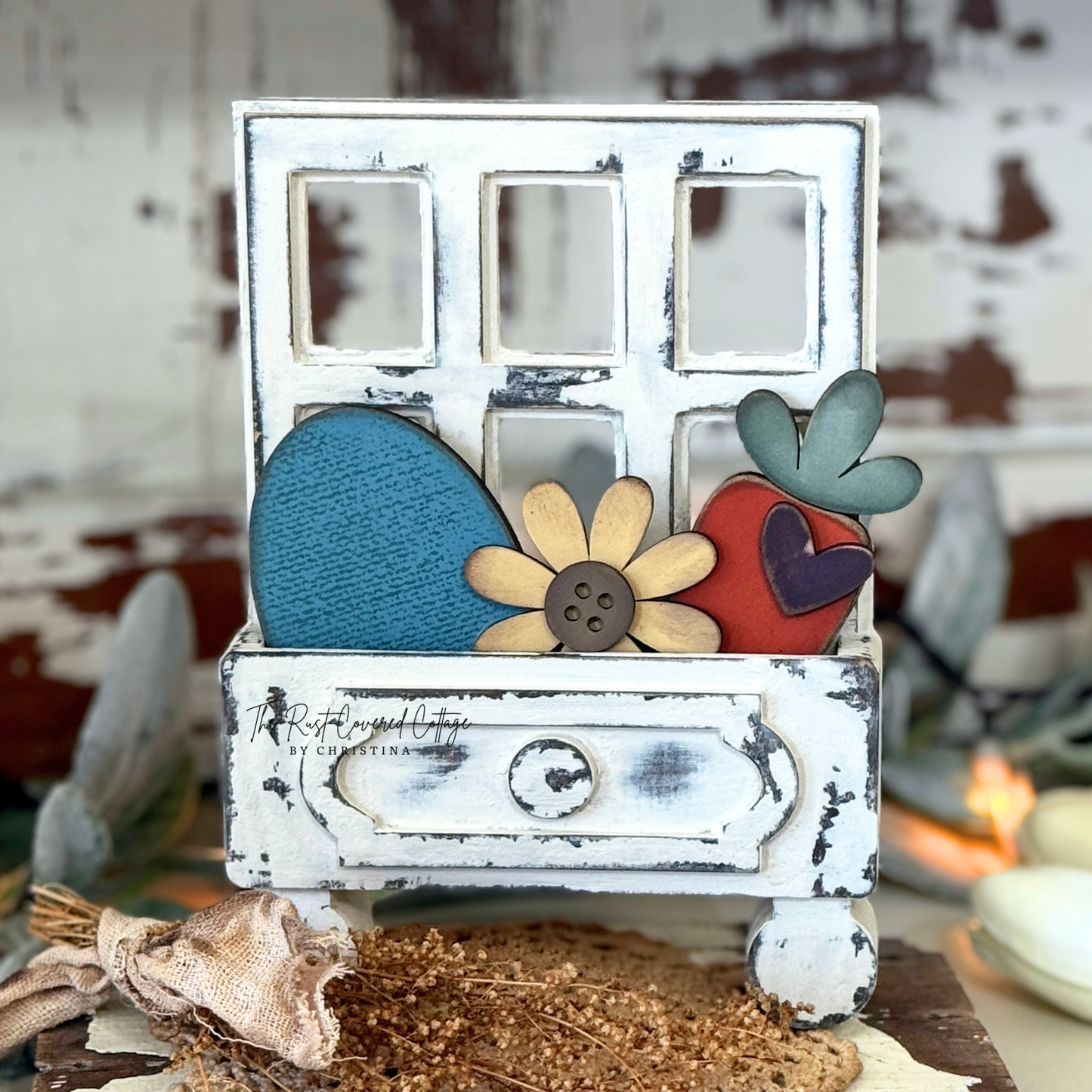 Easter Cottage Drawer Insert