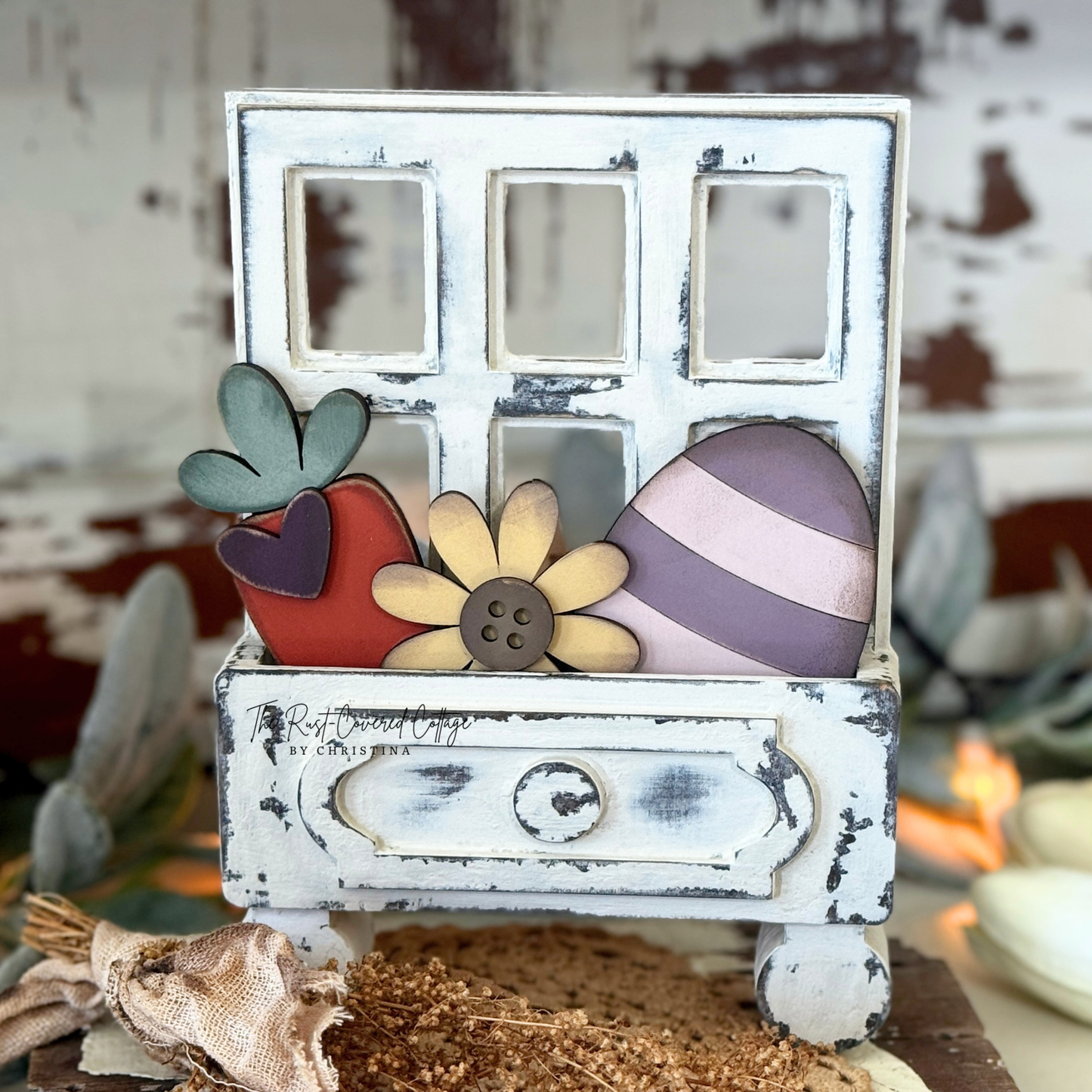 Easter Cottage Drawer Insert