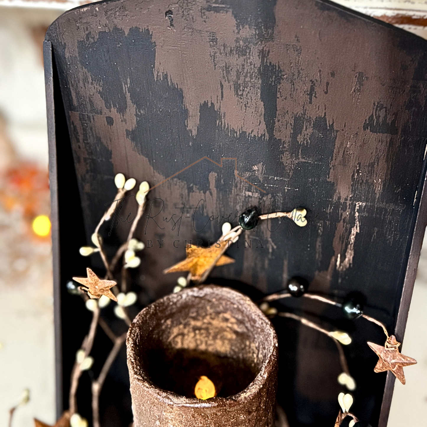 Primitive Candle Shelf | DIY Wood Kit