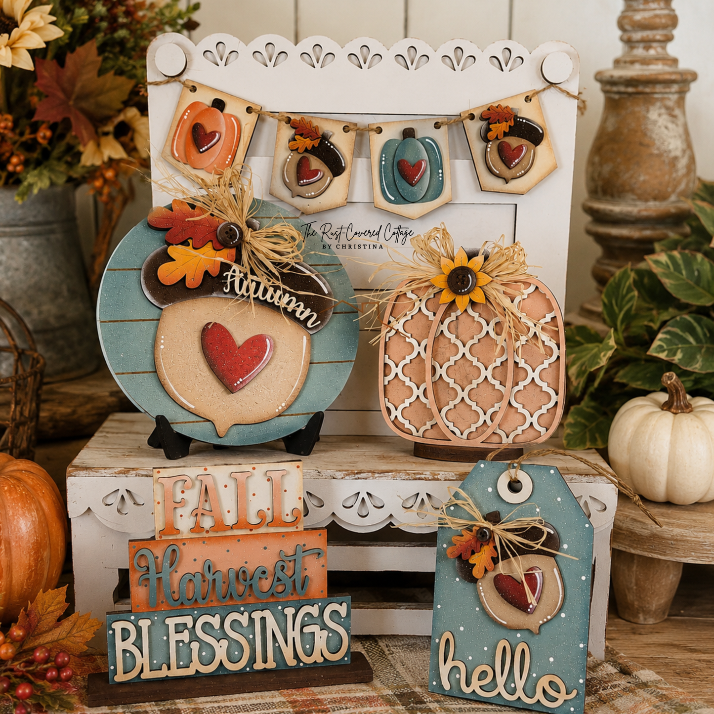 Fall Harvest Decor Set
