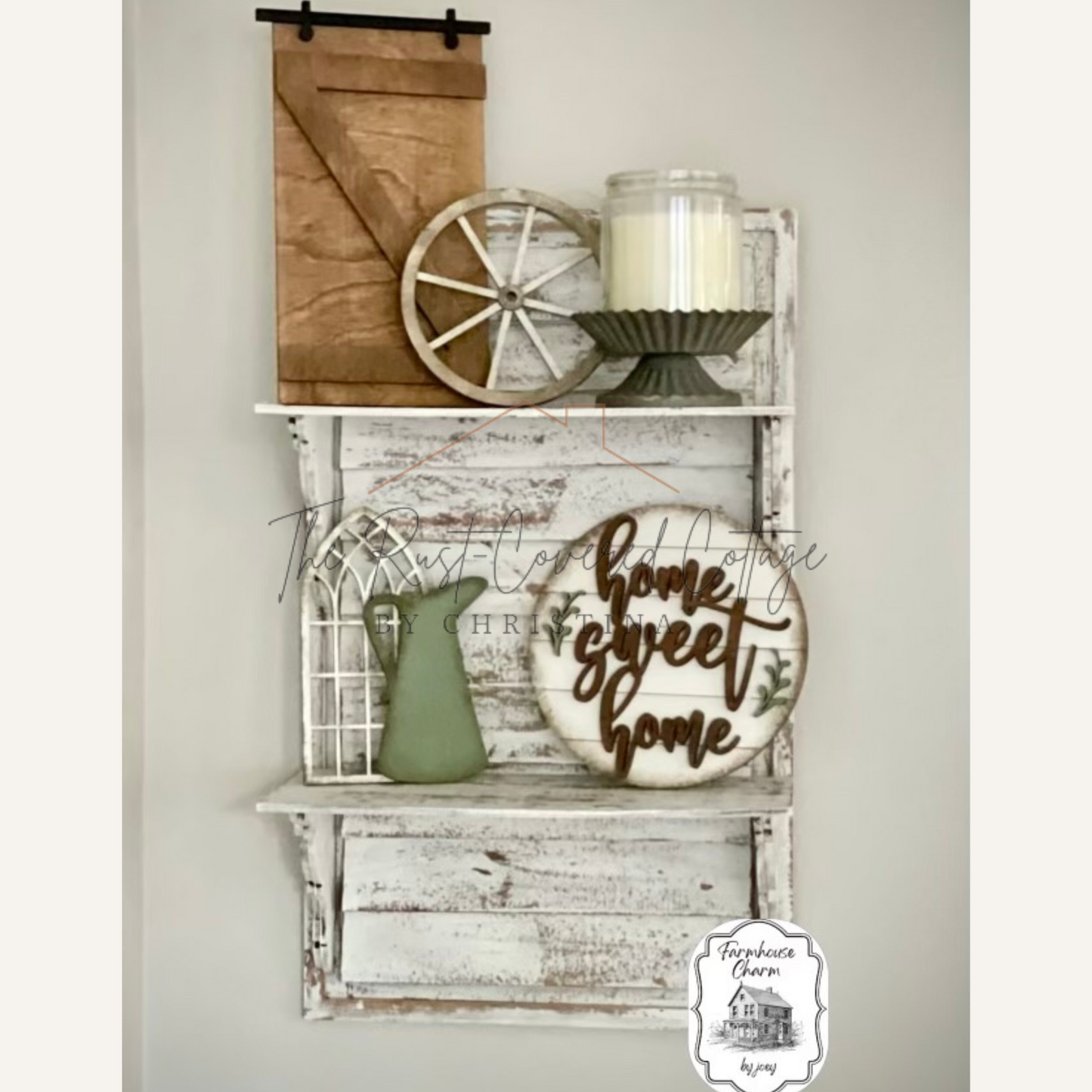 Farmhouse "Home Sweet Home" Decor Set| DIY Wood Kit