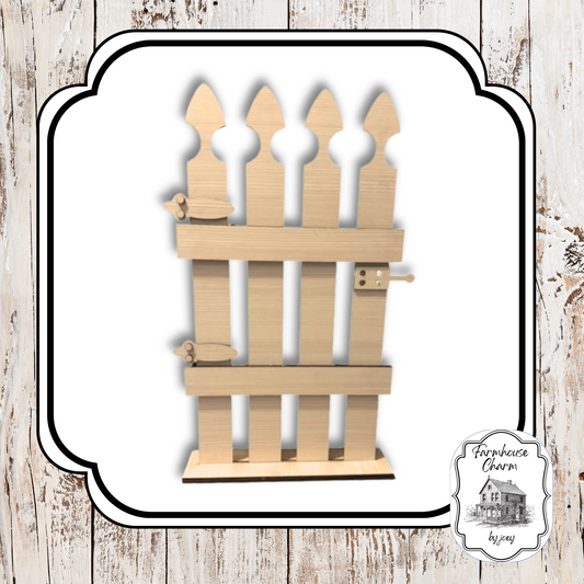 Rustic Picket Fence| DIY Wood Kit