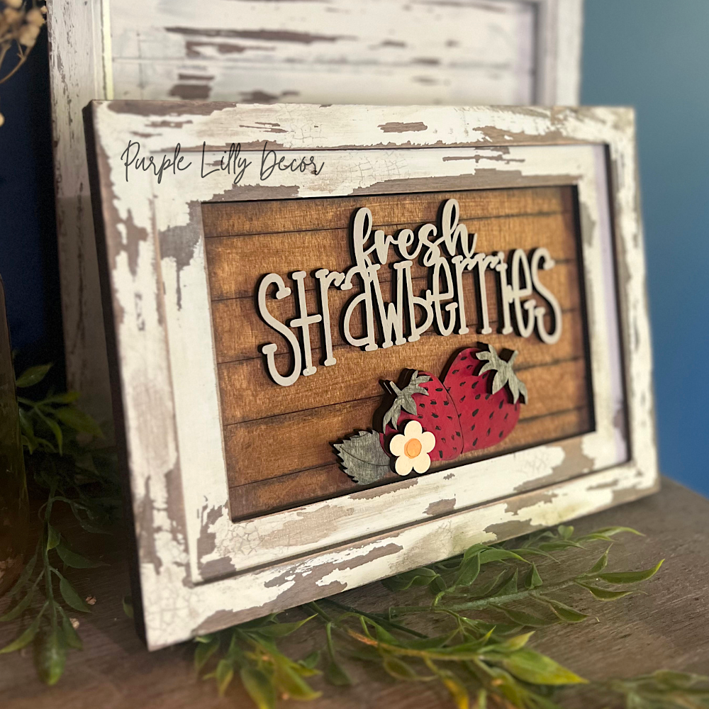 Fresh Strawberries Insert
