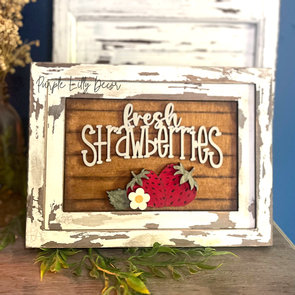 Fresh Strawberries Insert