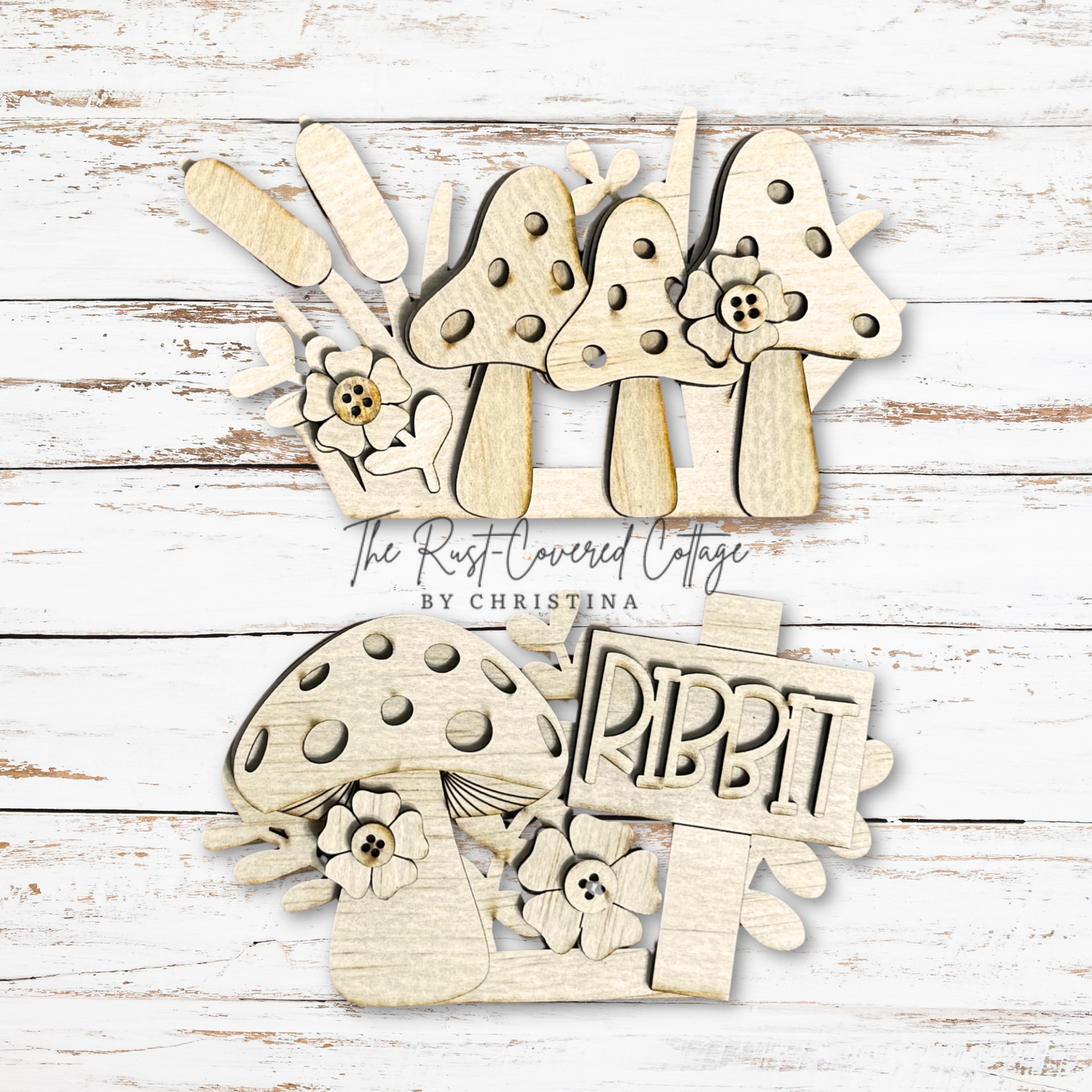 Frog & Mushroom Cottage Drawer Insert