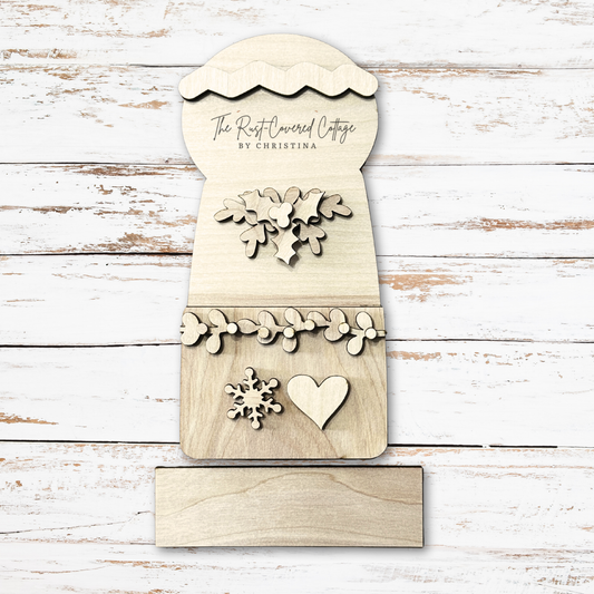 Gingerbread Prim Pocket | DIY Wood Kit