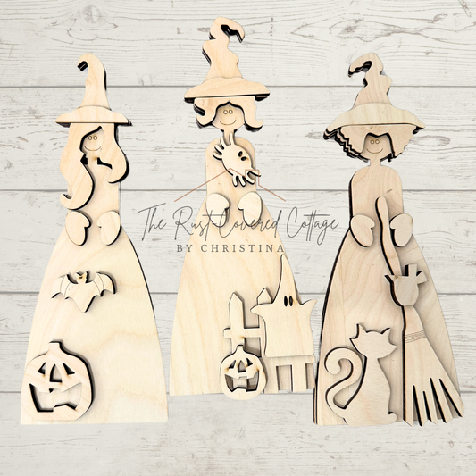 Good Witches| DIY Wood Kit| Halloween