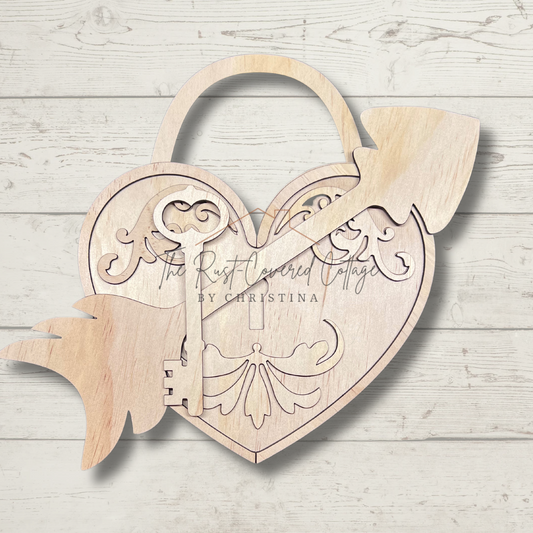 Heart & Arrow Padlock