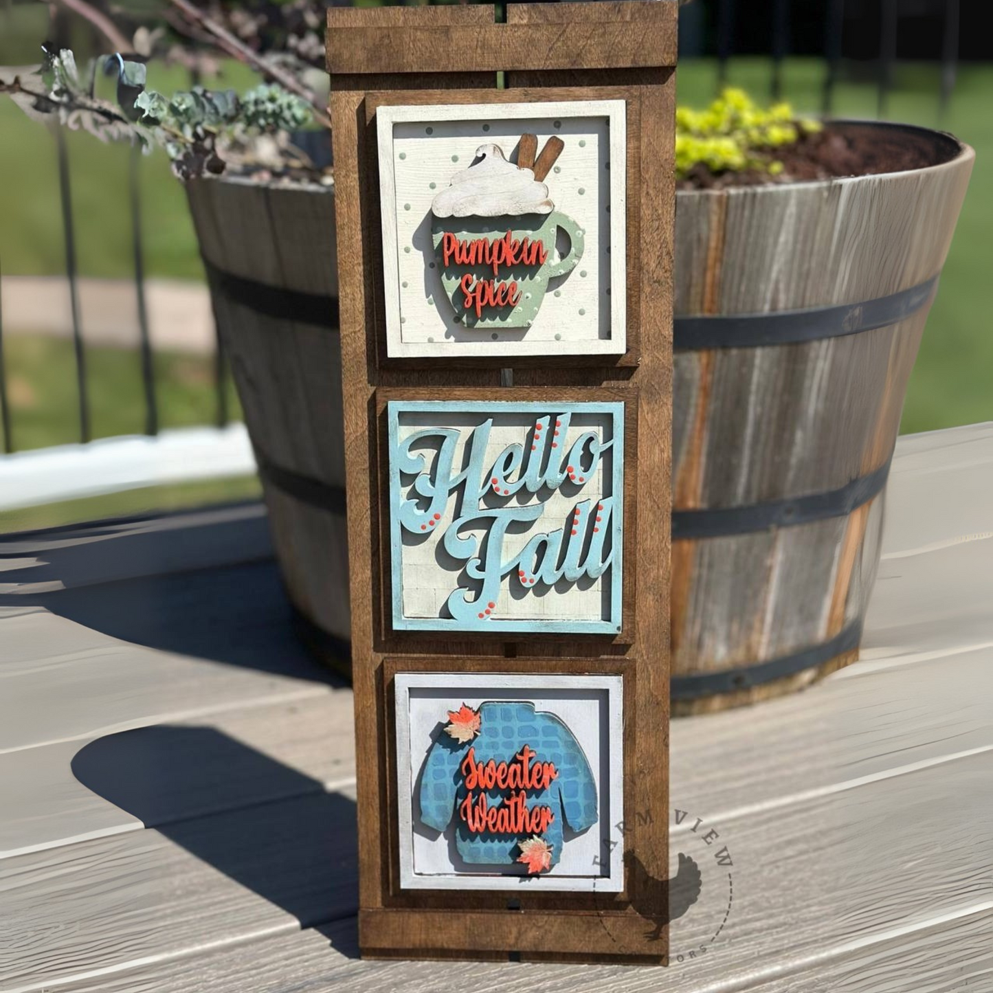 Hello Fall Mini Signs | DIY | Wood Kit