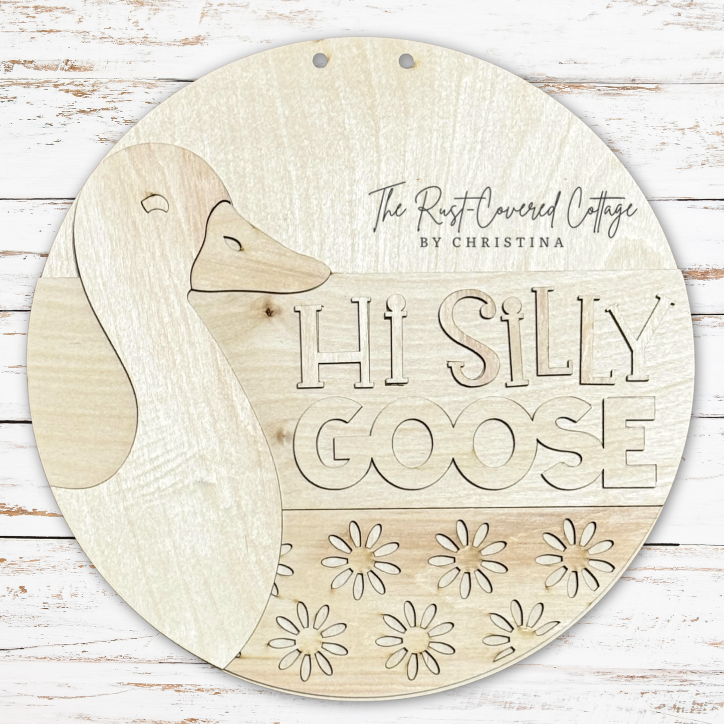 Hi Silly Goose Door Round
