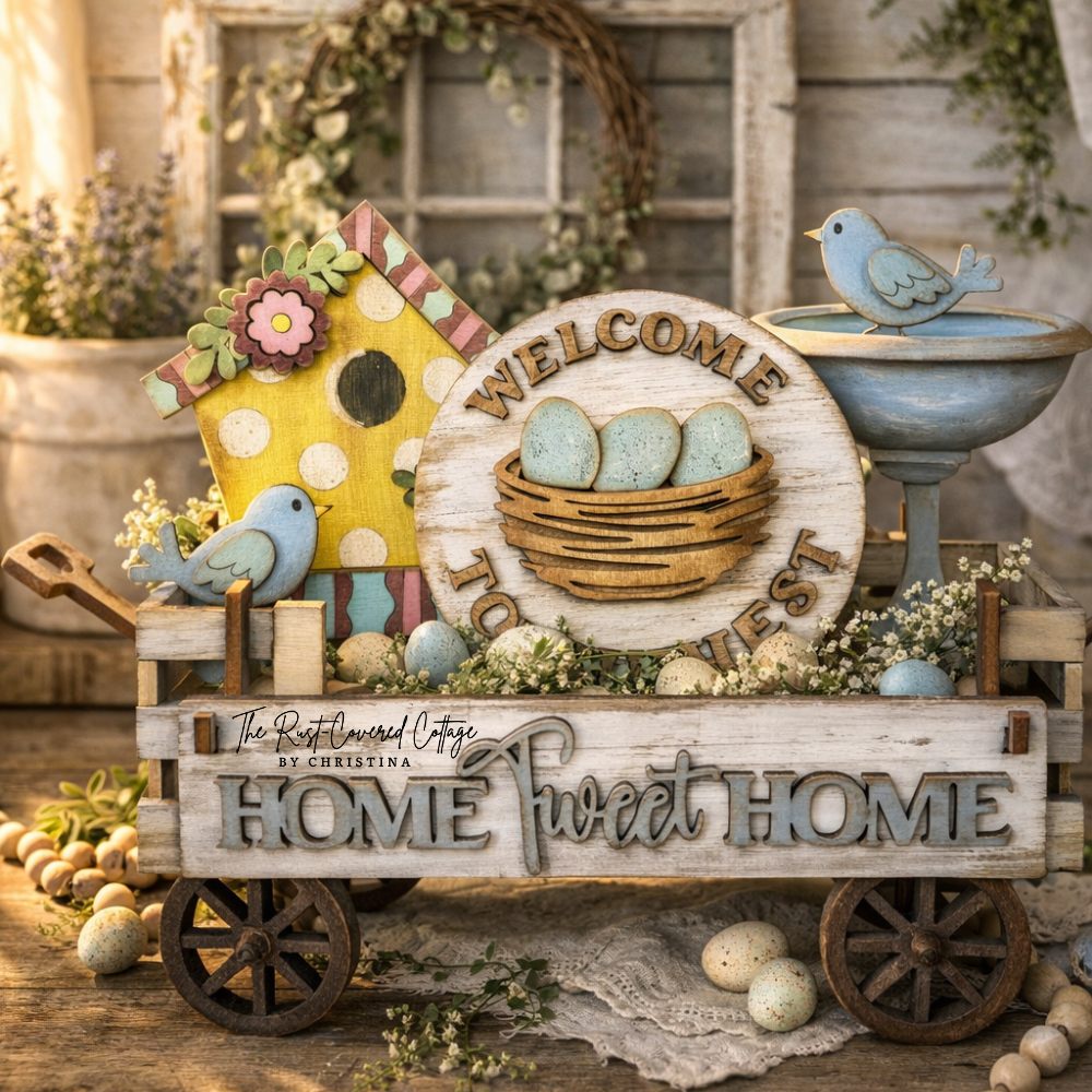 Home Tweet Home Wagon Insert Wood Kit