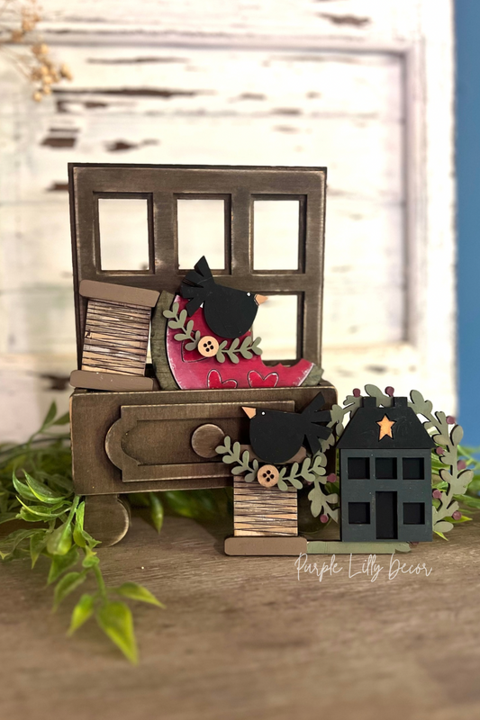 Prim Home Cottage Drawer Insert