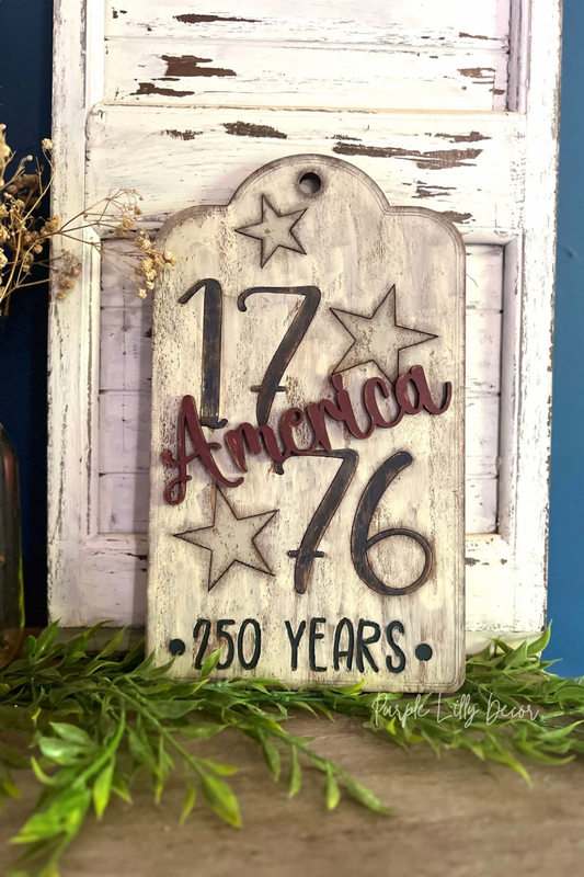 America 250 Years Tag