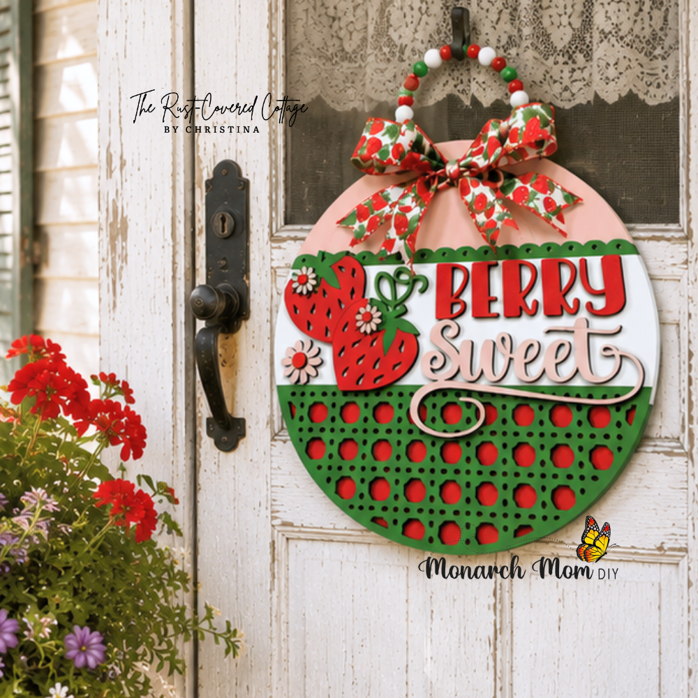 Berry Sweet Door Round