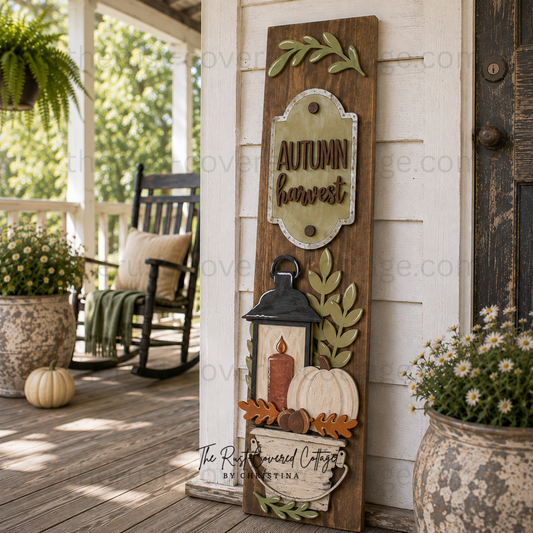 Autumn Harvest Porch Leaner Insert