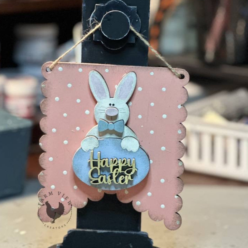 Spring Mini Hanger Signs | Set of 4 DIY Unfinished Wood Kit