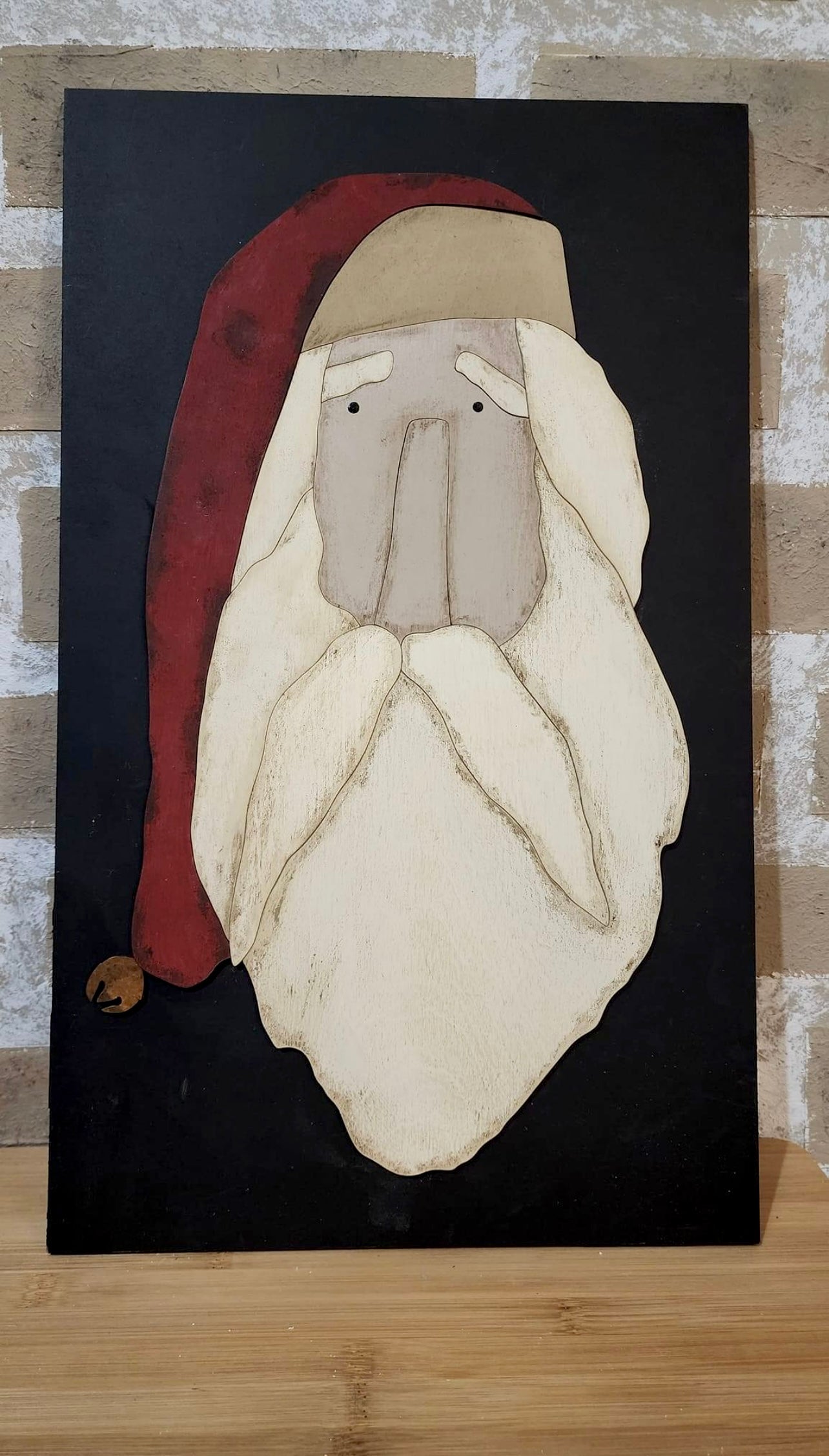 Rustic Santa-with backer board