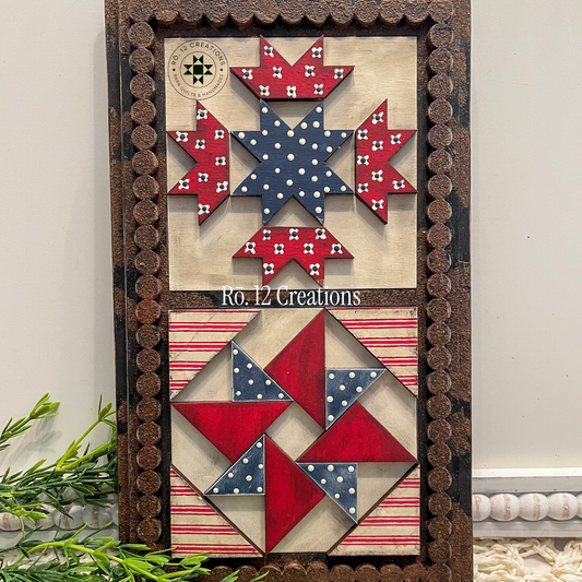 Americana Minis- Barn Quilt DIY Wood Kit
