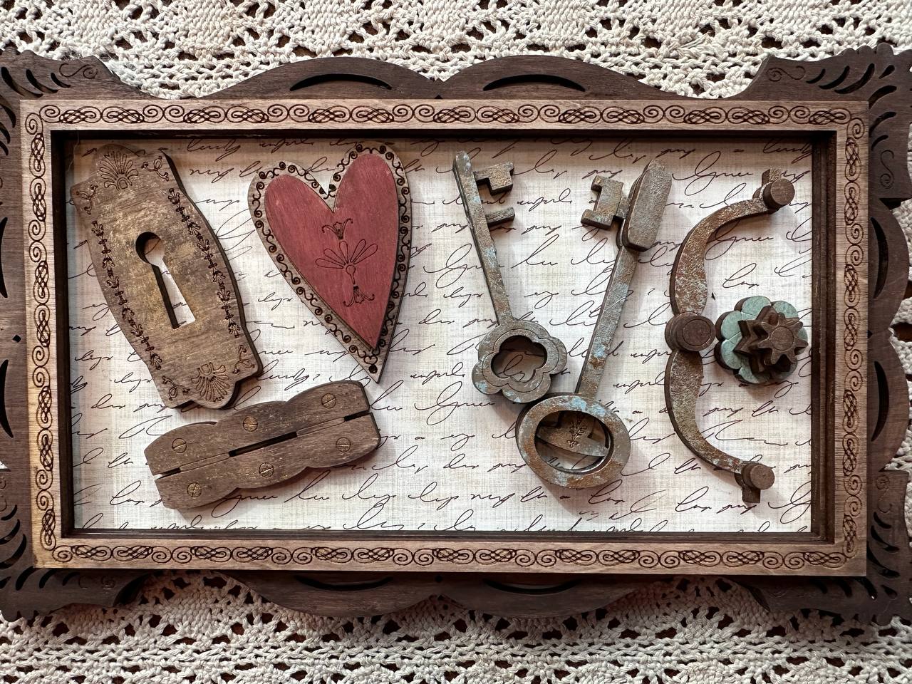 Vintage LOVE sign