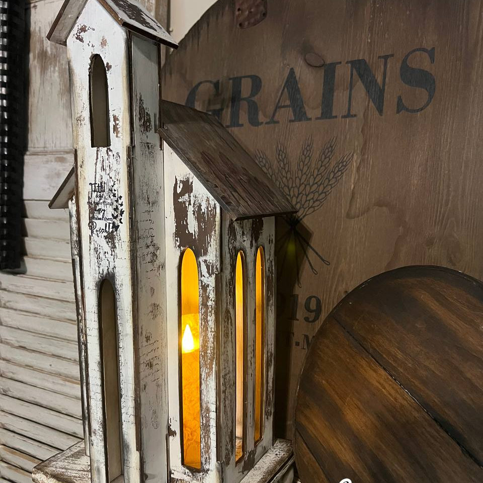 Saltbox Church - DIY Wood Kit