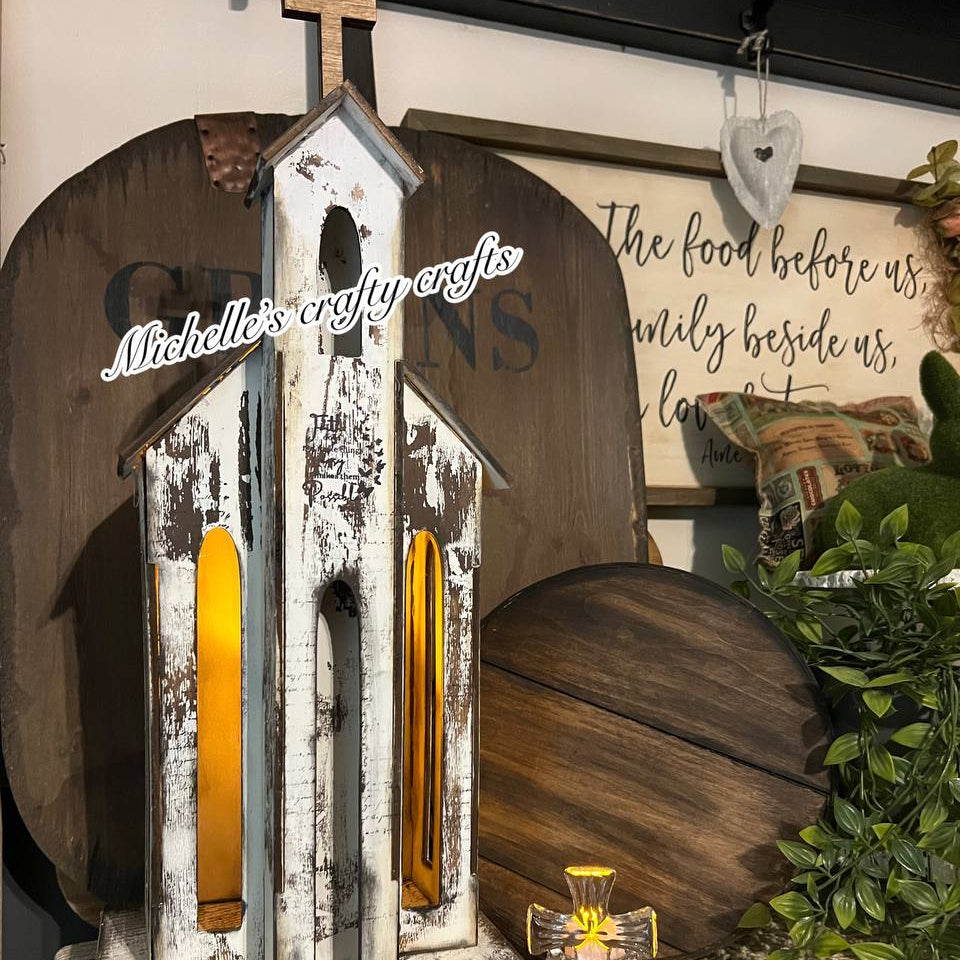 Saltbox Church - DIY Wood Kit